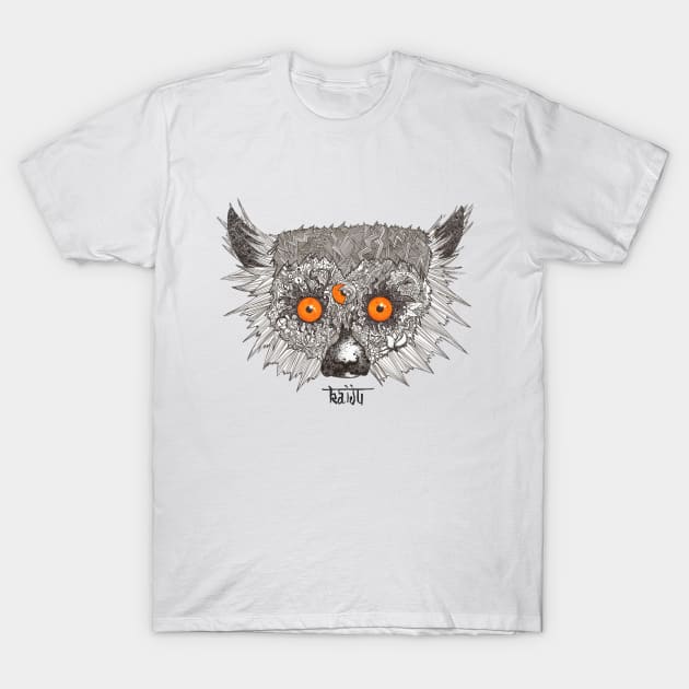 Doodle Lemur T-Shirt by ArtbyKaiju